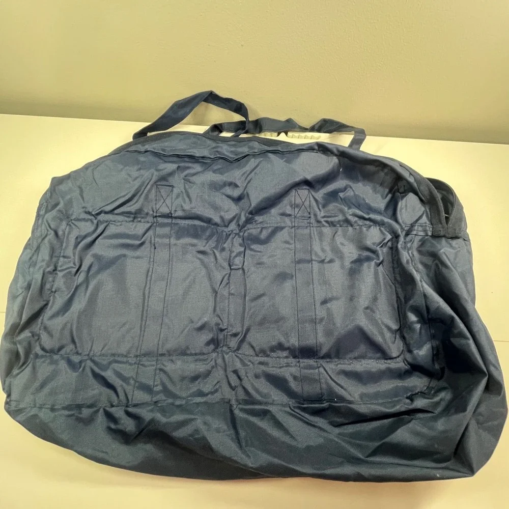 WordPerfect Corporation Travel Bag Navy Blue Foldable Pouch Vintage Tech Promo